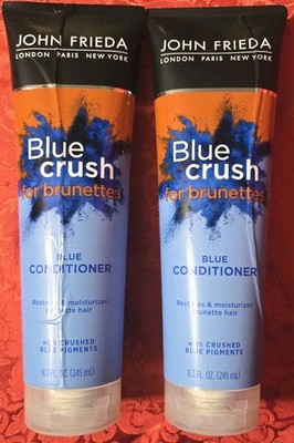 John Frieda Blue Crush for Brunettes Blue Conditioner 8.3 fl oz 2 Pack New 0Ship