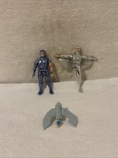 Kenner Silverhawks Quicksilver & Steel Will  W Tally Hawk Action Figure Lot 1986