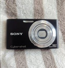 Sony Cyber-shot DSC-W320 14.1MP Digital Camera 4x Optical Zoom Black Test Good