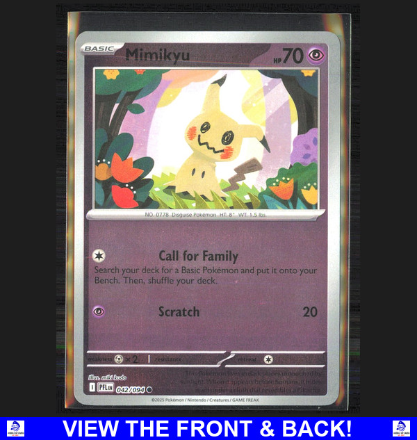 Mimikyu 2025 Pokemon ME Phantasmal Flames Reverse Common 42