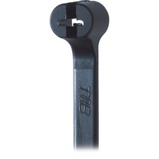 1000 Pack Weather Resistant 7.31 inch Black Ty-Rap Cable Ties | ABB TY25MX-A