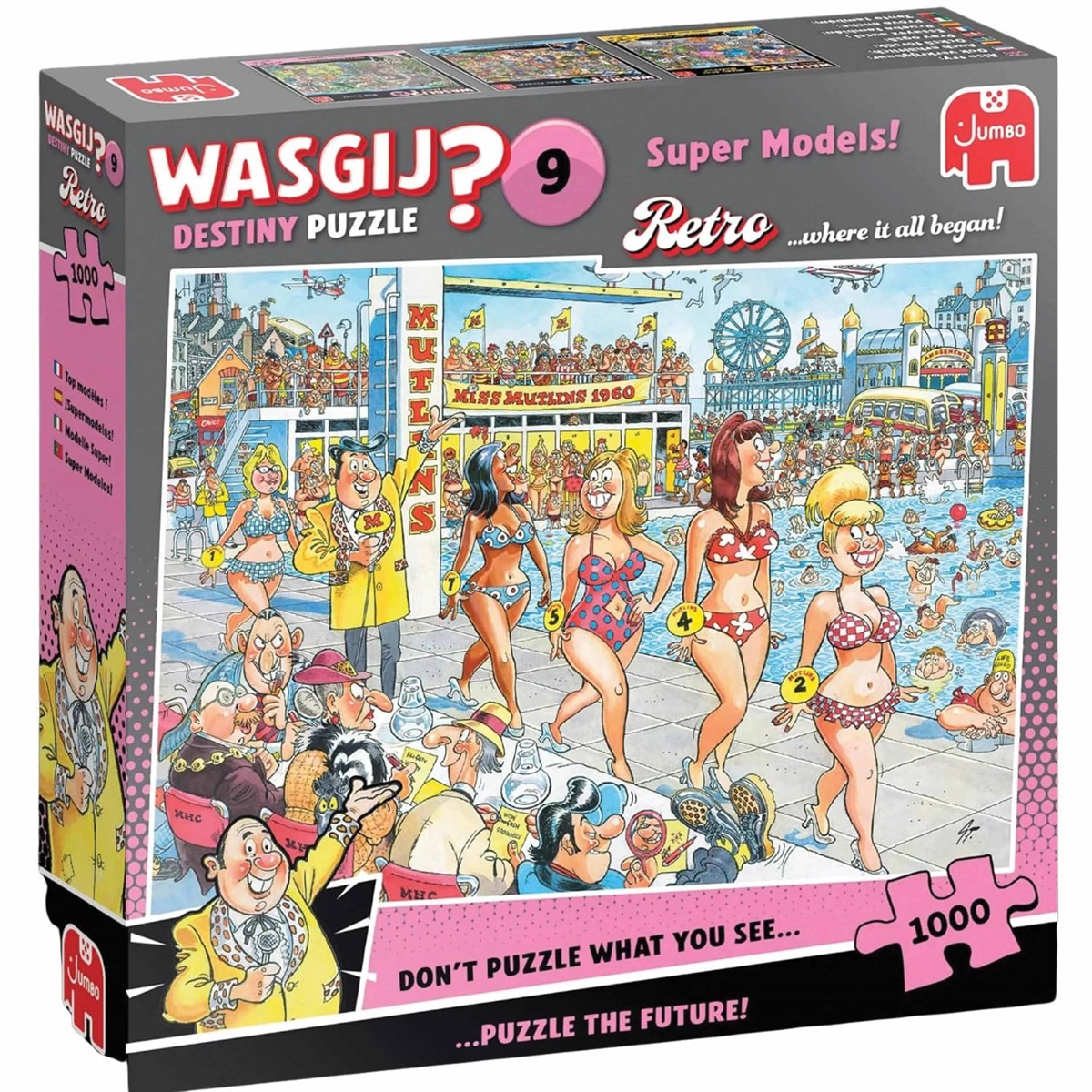 Wasgij Retro Destiny 9 Super Models! Jigsaw Puzzle (1000 Pieces) - Image 4