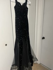 Xs Black Sequins Dress