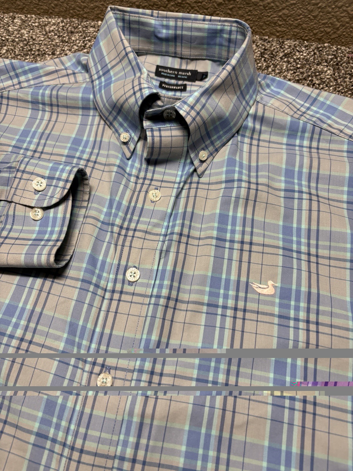 Southern Marsh Performance Button Down Shirt Mens… - image 1