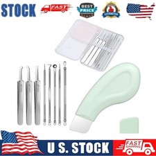 Professional Blackhead Remover Kit Pimple Popper Tool with Extractor Tweezers/