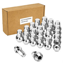 24x M14x2.0 Chrome Wheel Lug Nuts 1316 Hex For Ford F150 2004-2014 24x M14x2.0 Chrome Wheel Lug Nuts 1316 Hex For Ford F150 2004-2014