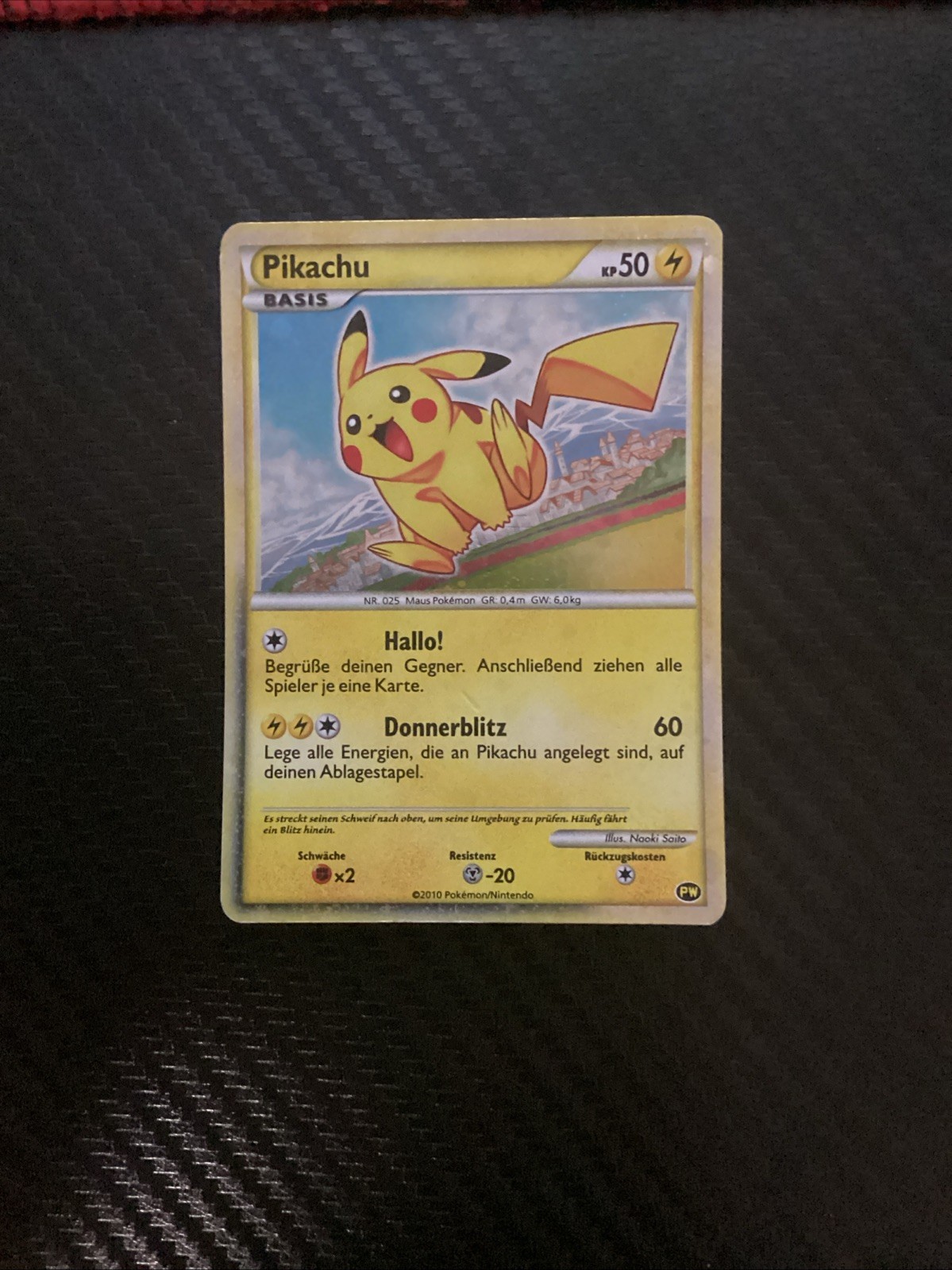 Pikachu 2010 Pikachu World Collection #PW 6 Promo (German) Price