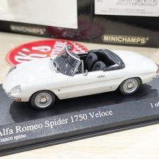 MINICHAMPS 1/43 Alfa Romeo Spider 1750 Veloce 1968 white 400120530