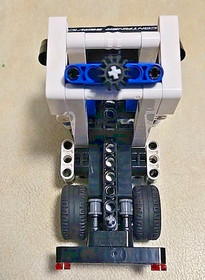 Retired Lego Technic 42062 Container Yard Truck & Loader Vehicle w Manual No Box