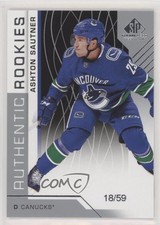 2018-19 Upper Deck SP Game Used Authentic Rookies 18/59 Ashton Sautner #131 3vx