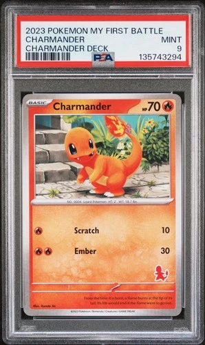 2023 POKEMON MY FIRST BATTLE-CHARMANDER DECK CHARMANDER PSA 9