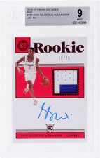 2018 Panini Encased Shai Gilgeous-Alexander /25 BGS 9/10 RC