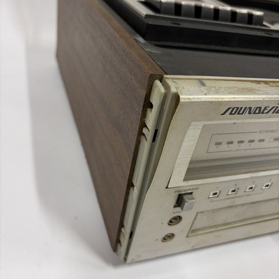 【店舗展示販売】★SOUND KR-801 AM/FM ステレオレシーバー ♪ SOUNDESIGN 6949 PLL AM FM Stereo Receiver 8 track Cassette