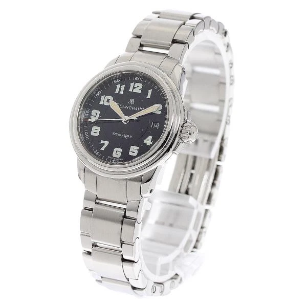 Blancpain — Blancpain Le Man 2102-1130M-11 29mm SS Black Dial Automatic Watch #C5128