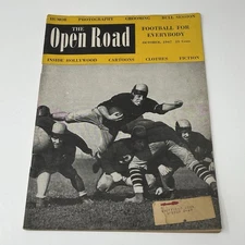 1947 The Open Road For Boys Magazine Football Albie Booth Pecos Bill Carl Ed