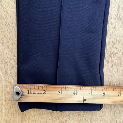 RACHEL ZOE DRESS PANTS Women’s sz 6 Navy Blue Pull On Ankle Faux Pocket Mid Rise - Picture 10 of 10