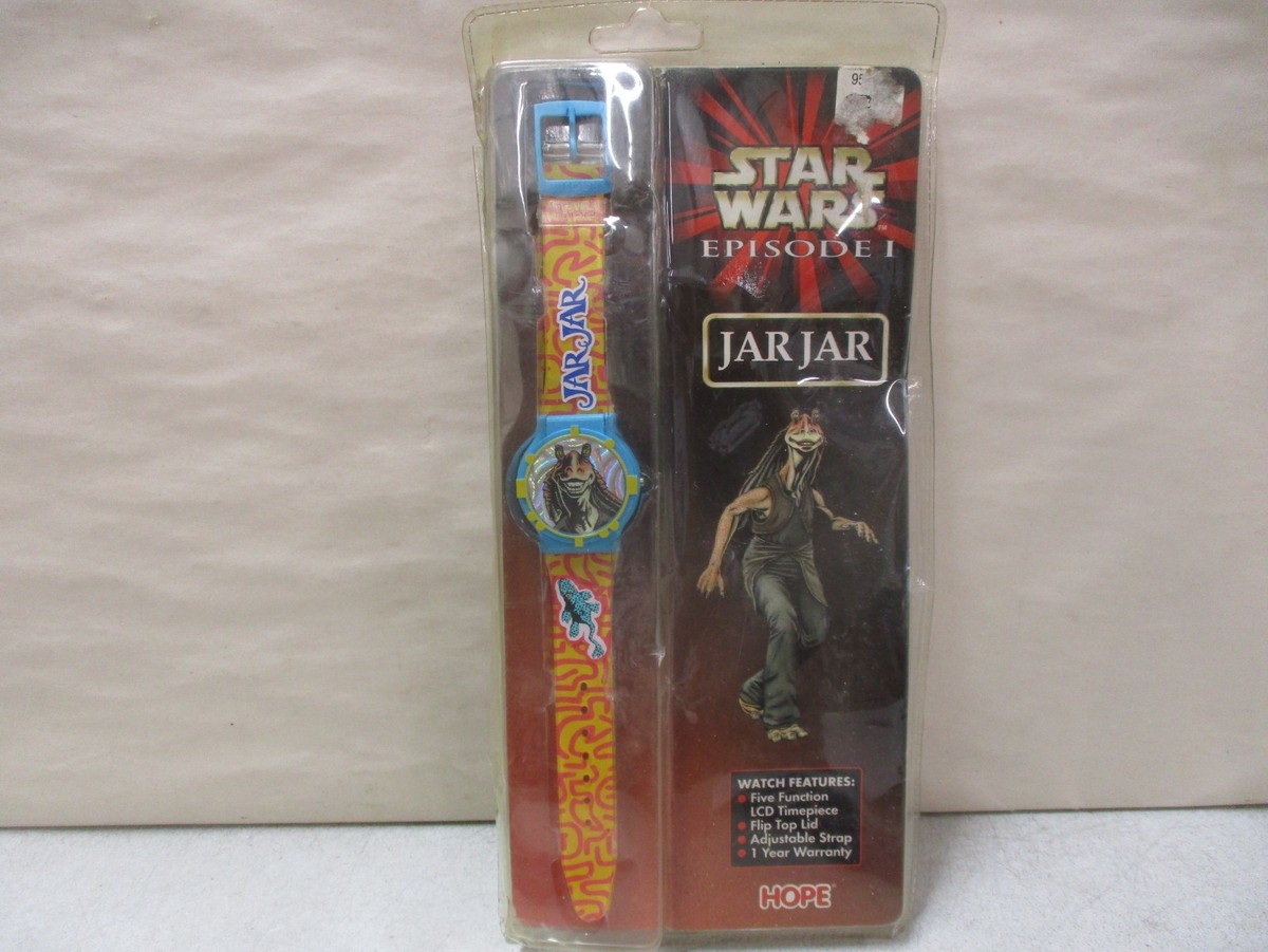 1999 Star Wars Episode I Jar Jar Binks Wrist Watch | eBay