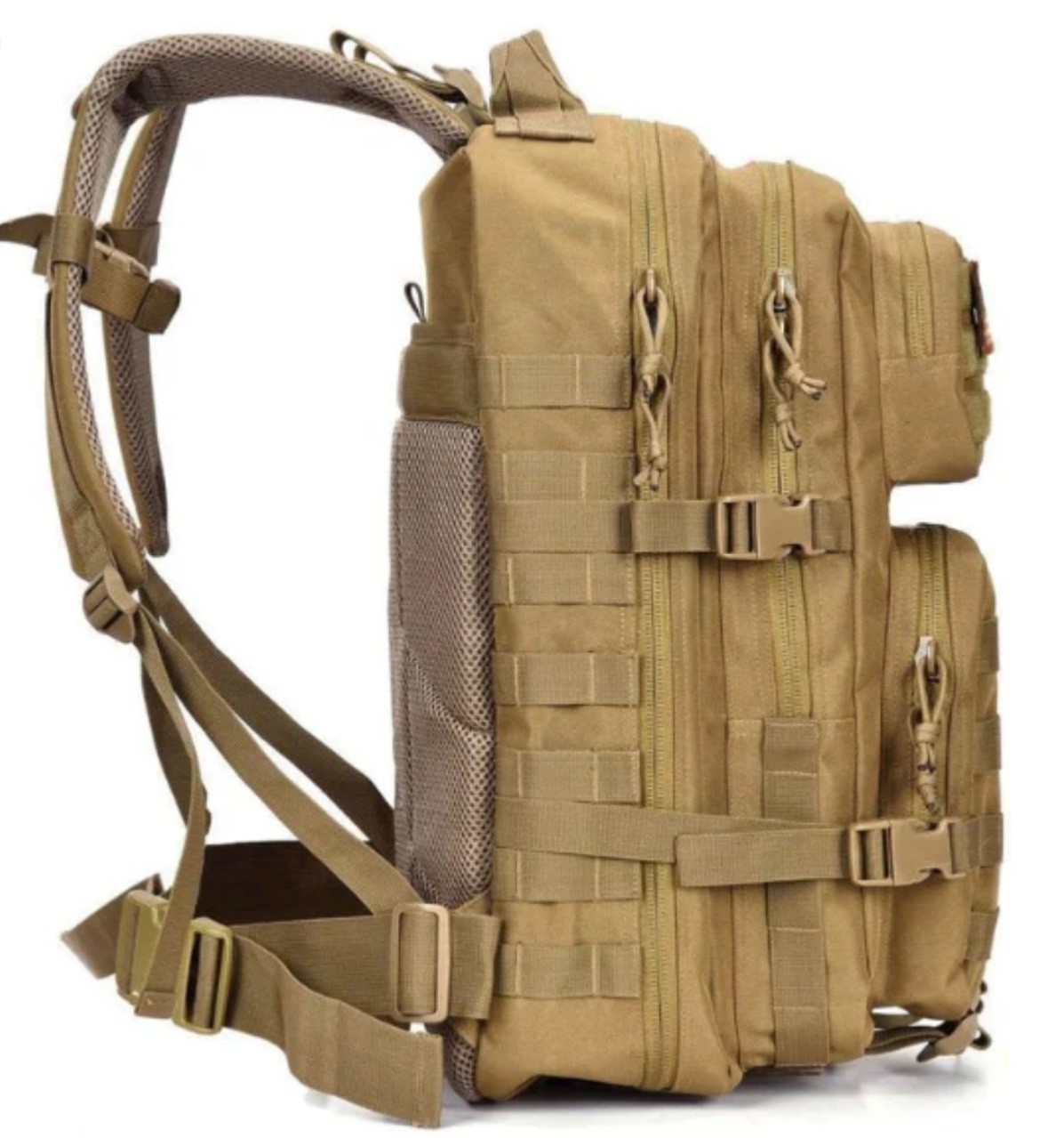 Military Tactical Backpack Army 3 Day Assault Pack Molle Bag Rucksack Tan