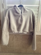 Women Fleece Hoodie sz S