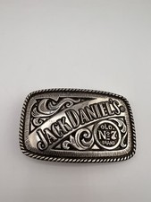 Jack Daniel's Old No 7 Belt Buckle Metal Silver Toned