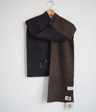 Anya Hindmarch Uniqlo Heattech Knit Stole Scarf Dark Gray Unisex USA Seller