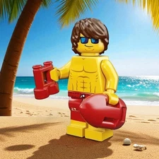 Lego Minifigures Series 12 (71007) - 07: The Rescuer (Lifeguard)