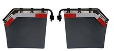 Bar Type Angled Mud Flap Hanger Set for Semi Truck Square Steel Mudflap Hange...