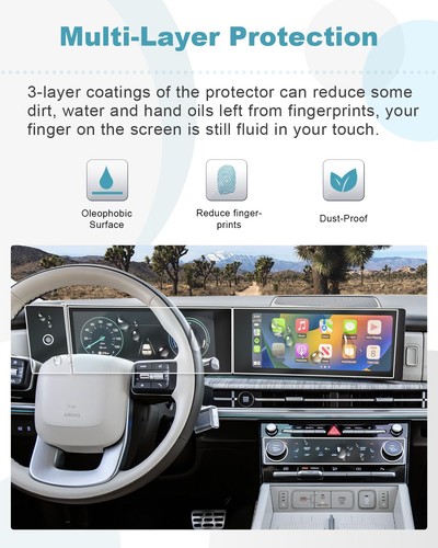 8PCS 2024 2025 Santa Fe Screen Protector for Hyundai SE/SEL/XRT/Limited/Calli... - Picture 5 of 6