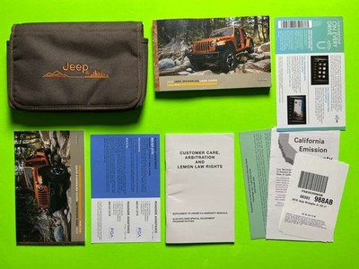 2018 Jeep WRANGLER Factory User Guide Owners Manual Set & Case *OEM*