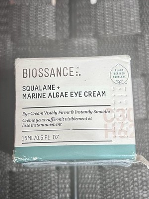BIOSSANCE + SQUALANE + MARINE ALGAE EYE CREAM FULL SIZE .5oz NEW IN BOX