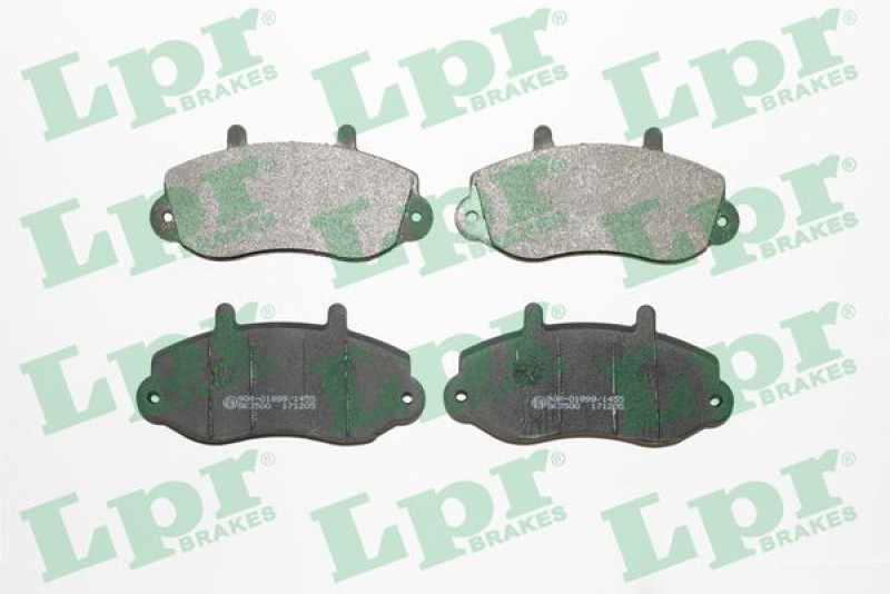 4 Plaquettes de frein avant d'origine pour citadines compactes