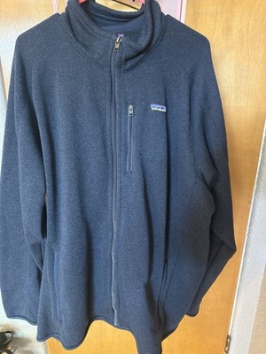 Patagonia Better Sweater Full Zip Stand-Up Collar Jacket Blue Men's 3XL
