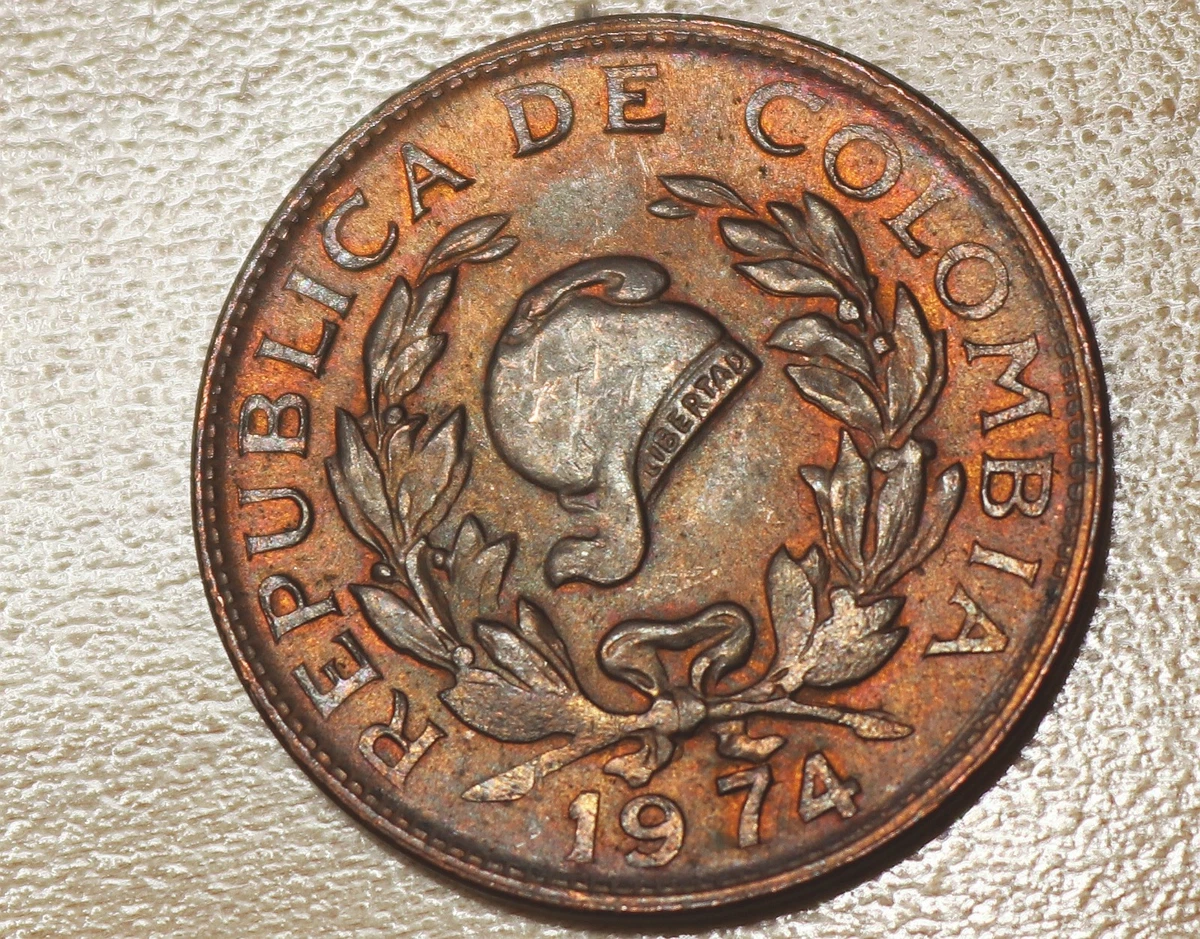 コロンビア 1ペソ & 1974年 50セントセット 1974 Colombia Coins for sale | eBay