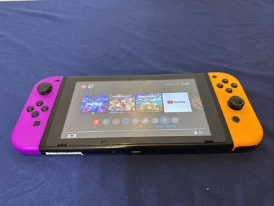 Nintendo Switch v1 Video Game Console Only HAC-001 Orange