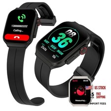Smart Watch for Men Women with Bluetooth Call, Android   iOS OA88-Black