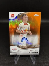 2022-23 Topps Chrome Bundesliga #BCA-DO Dani Olmo /25 Orange Refractor Auto Card