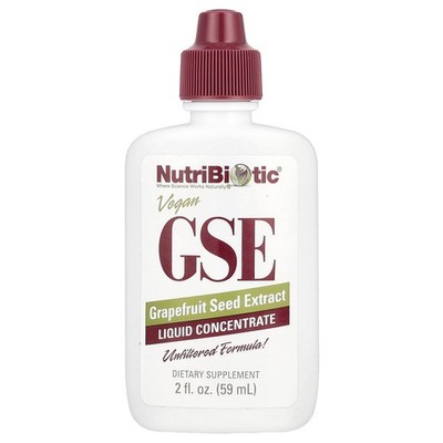 Vegan GSE Grapefruit Seed Extract, Liquid Concentrate, 100 mg, 2 fl oz (59 ml)