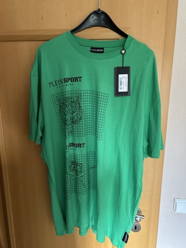 Grünes T-Shirt Philipp Plein Gr.4XL Achsel zu Achsel 67 cm
