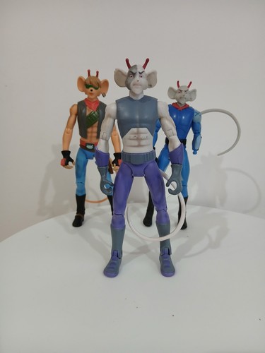 X3 Biker Mice From Mars Figures Bundle Galoob Vintage Toy Action Figures - Picture 5 of 10