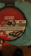 Diablo Steel Demon 6-1/2 in Cermet II Saw Blade 48T for Metals  Stainless Steel