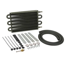 Derale 6 Pass 13" Series 7000 Copper/Alum Transmission Cooler Kit, Import/Small