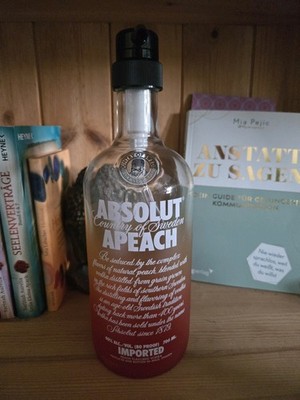 Absolut Vodka APEACH, alte Version, Seifenspender, DIY, Upcycling