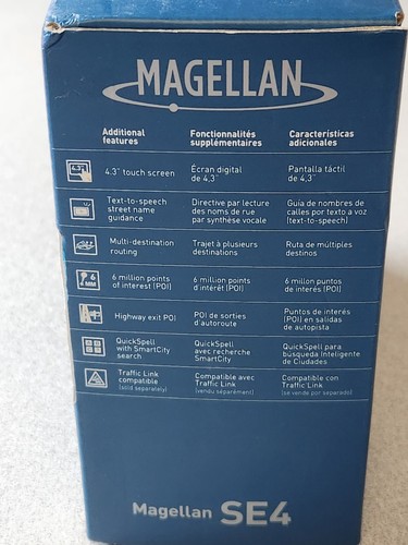 Magellan RoadMate SE4 Automotive GPS Navigation - 4.3" Touch Screen - Brand New - Picture 9 of 9