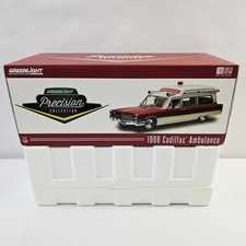 Greenlight Collectibles Precision Collection 1966 Cadillac Ambulance 1/18 New