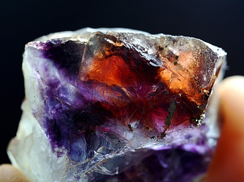 21g Natural Devil's Eye Purple FLUORITE Mineral Specimen/Inner Mongolia China - Picture 2 of 6