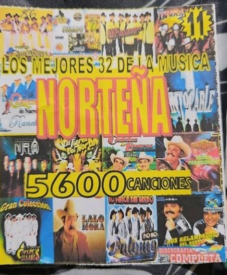 Usb Con  16 Gb Con Varios Artistas Y 5.600 Rolas En Un Solo USB