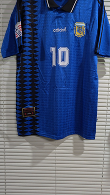 ARGENTINA Away 1994 - Football Soccer MARADONA # 10 - XL (USA