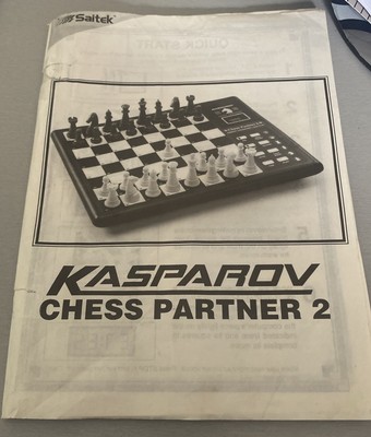 Saitek Kasparov Schachpartner 2 Anleitung Nur Version Europa