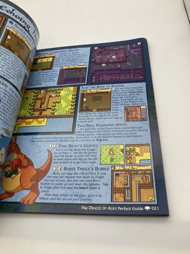 Legend Of Zelda Oracle Of Seasons & Ages Versus Guida Strategica con Poster/Mappe - Foto 8 di 16