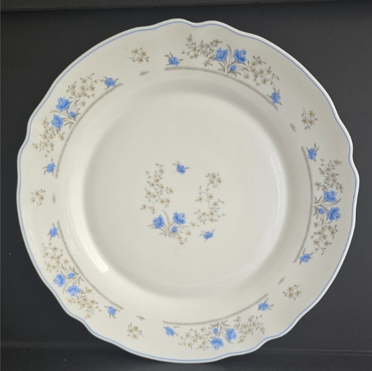 VINTAGE ARCOPAL FRANCE ROMANTIQUE 11 1/2" ROUND PLATTER NEW IN BOX